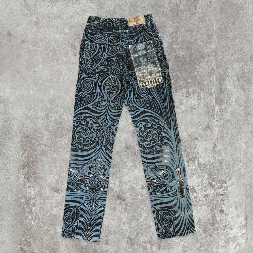 1996 Jean Paul Gaultier Jean’s Tribal Print Trousers