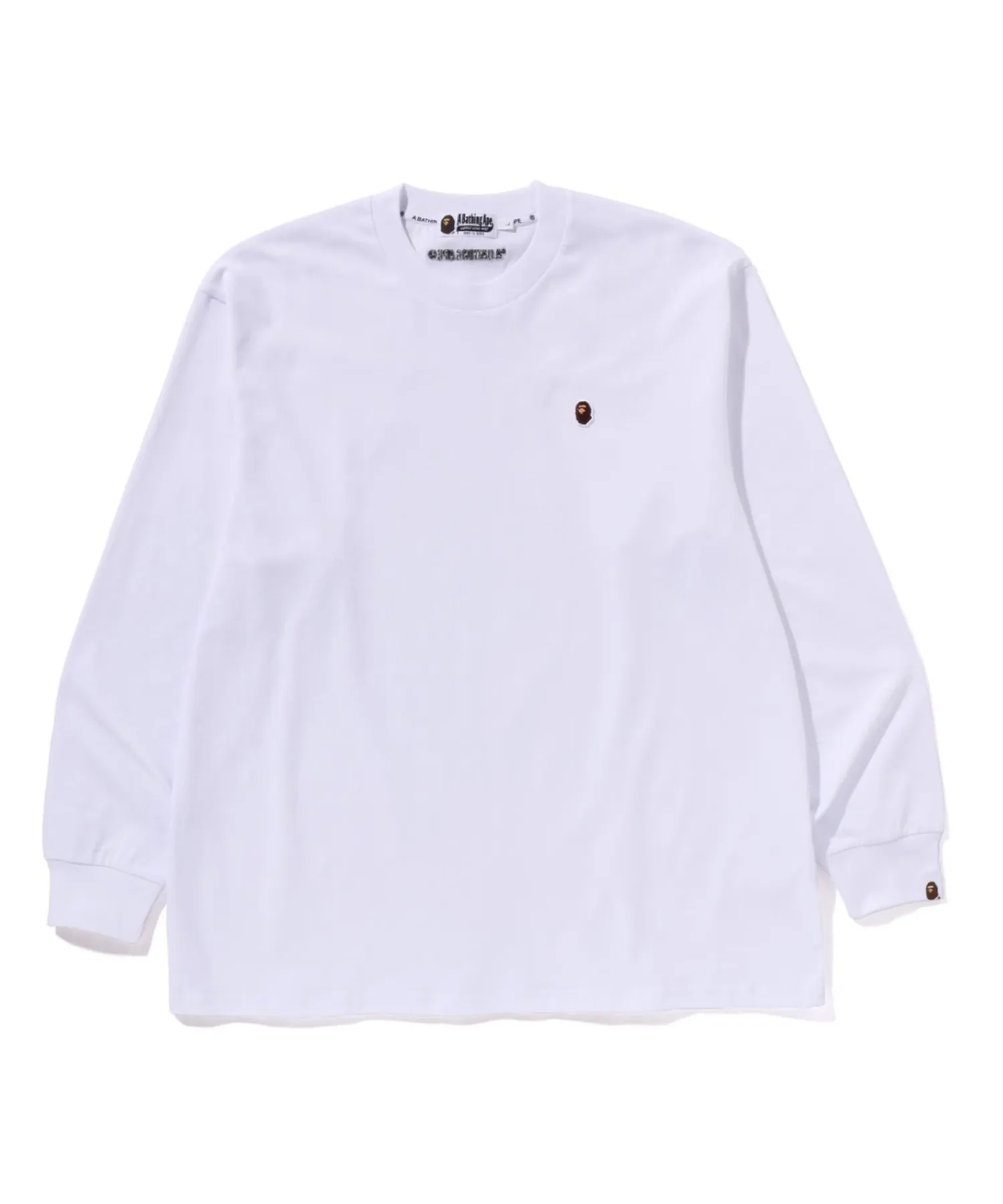 A BATHING APE  |Crew Neck Pullovers Street Style U-Neck Long Sleeves Plain