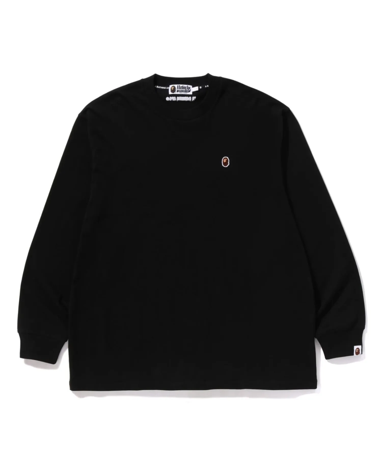 A BATHING APE  |Crew Neck Pullovers Street Style U-Neck Long Sleeves Plain