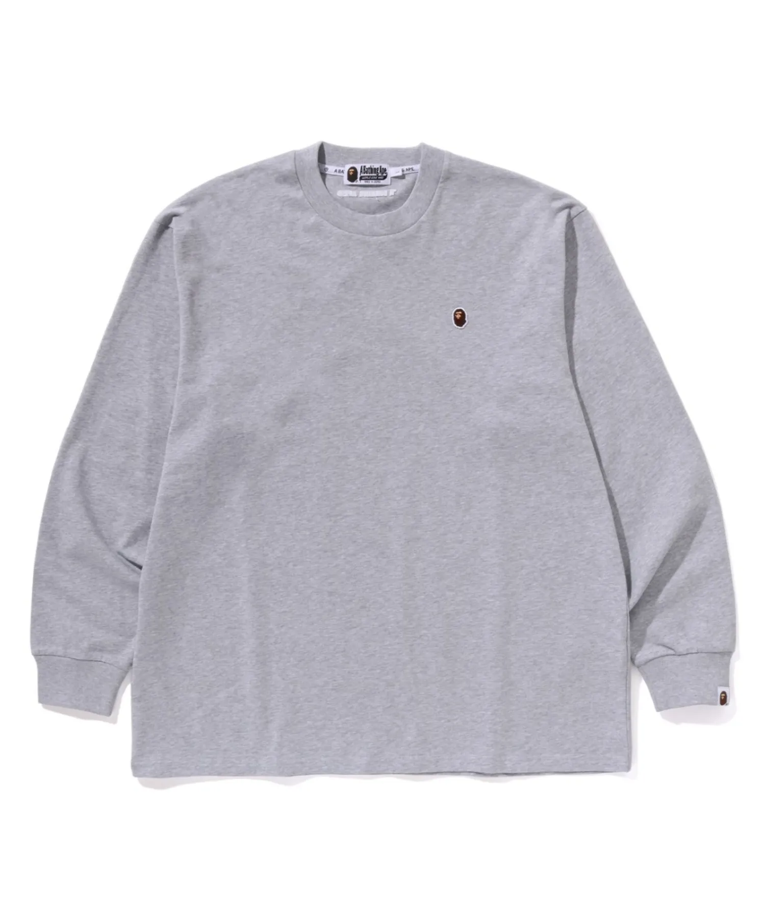 A BATHING APE  |Crew Neck Pullovers Street Style U-Neck Long Sleeves Plain