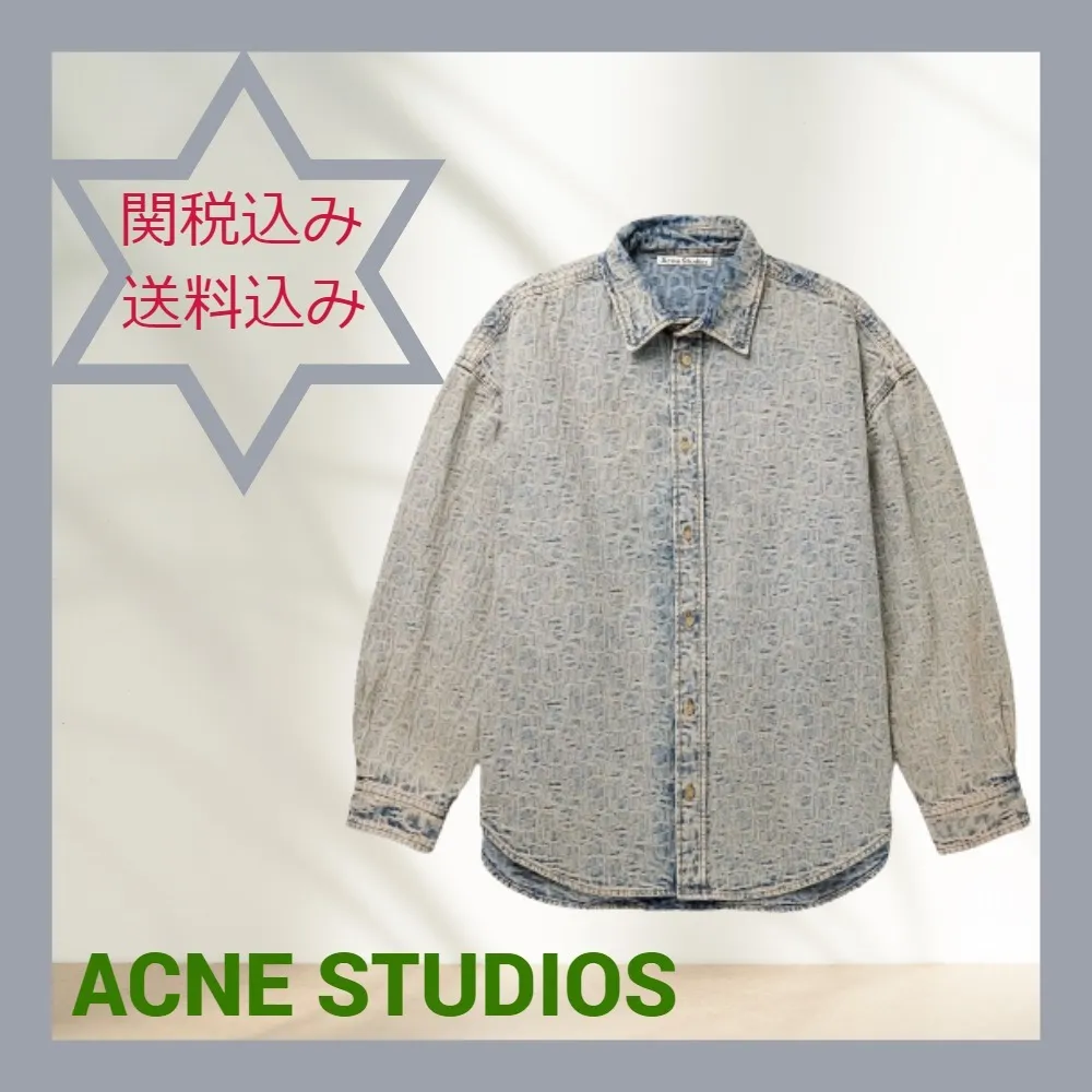 Acne Studios  |Long Sleeves Cotton Designers Shirts