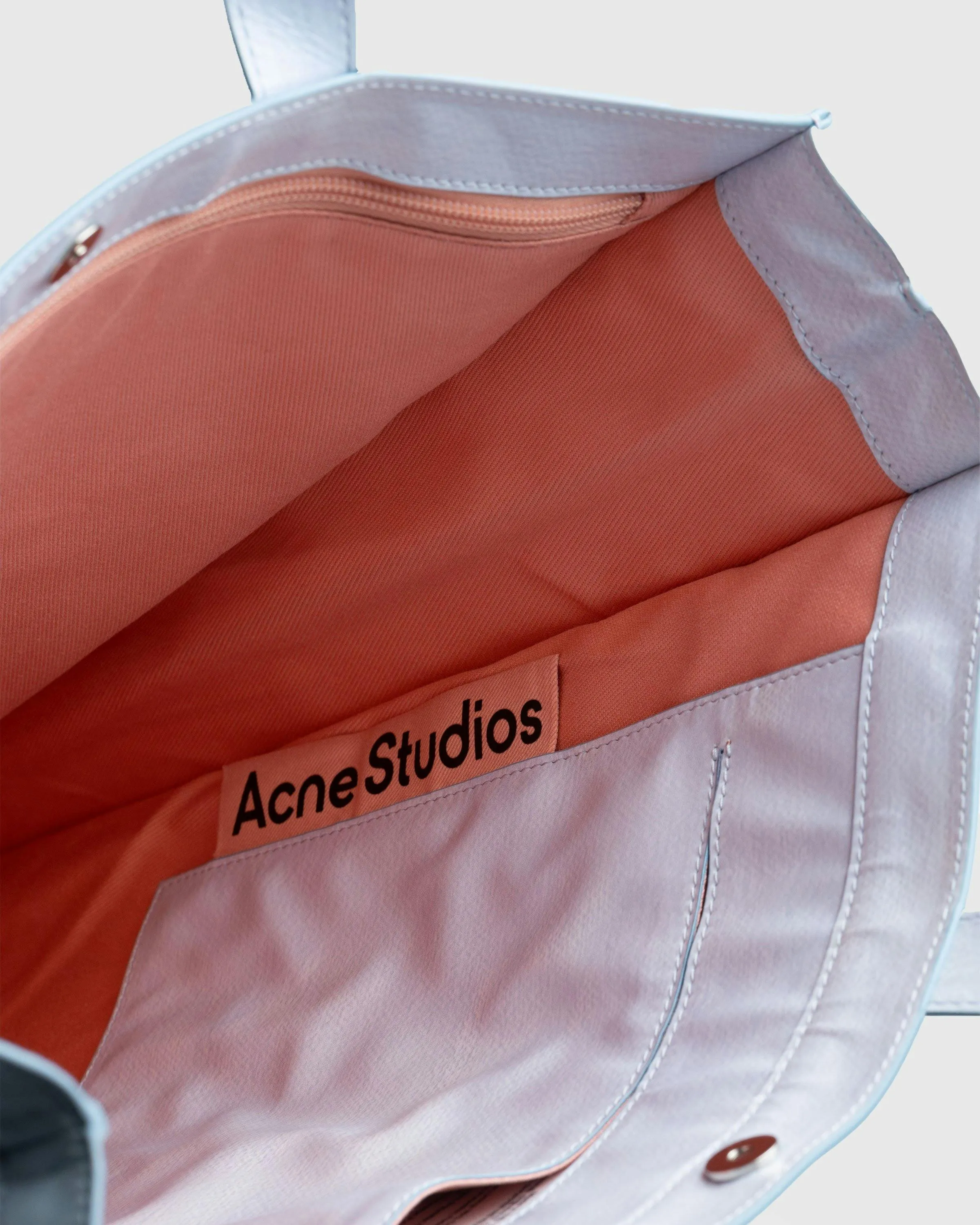 Acne Studios – Cat Print Logo Tote Bag Blue | Highsnobiety Shop