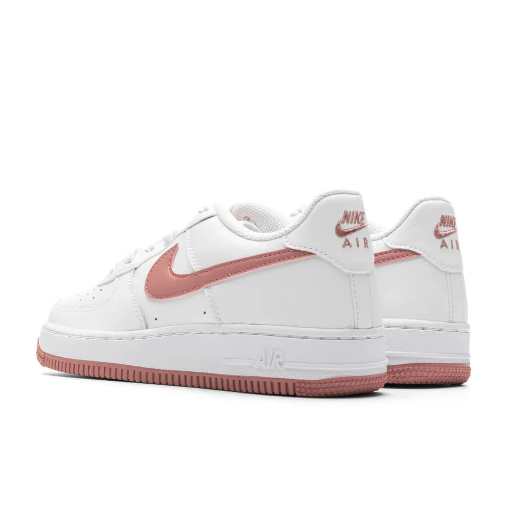 Air Force 1 (GS) - Summit White/Red Stardust/White