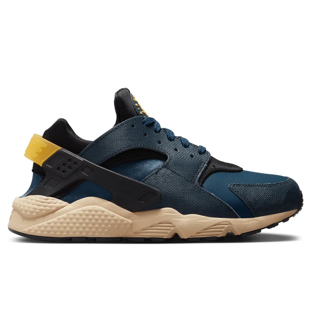 Air Huarache PRM - Black/University Gold/Armory Navy