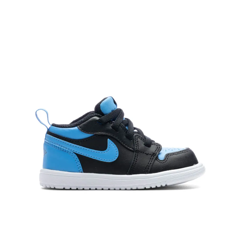 Air Jordan 1 Low Alt (TD) - Black/University Blue/White