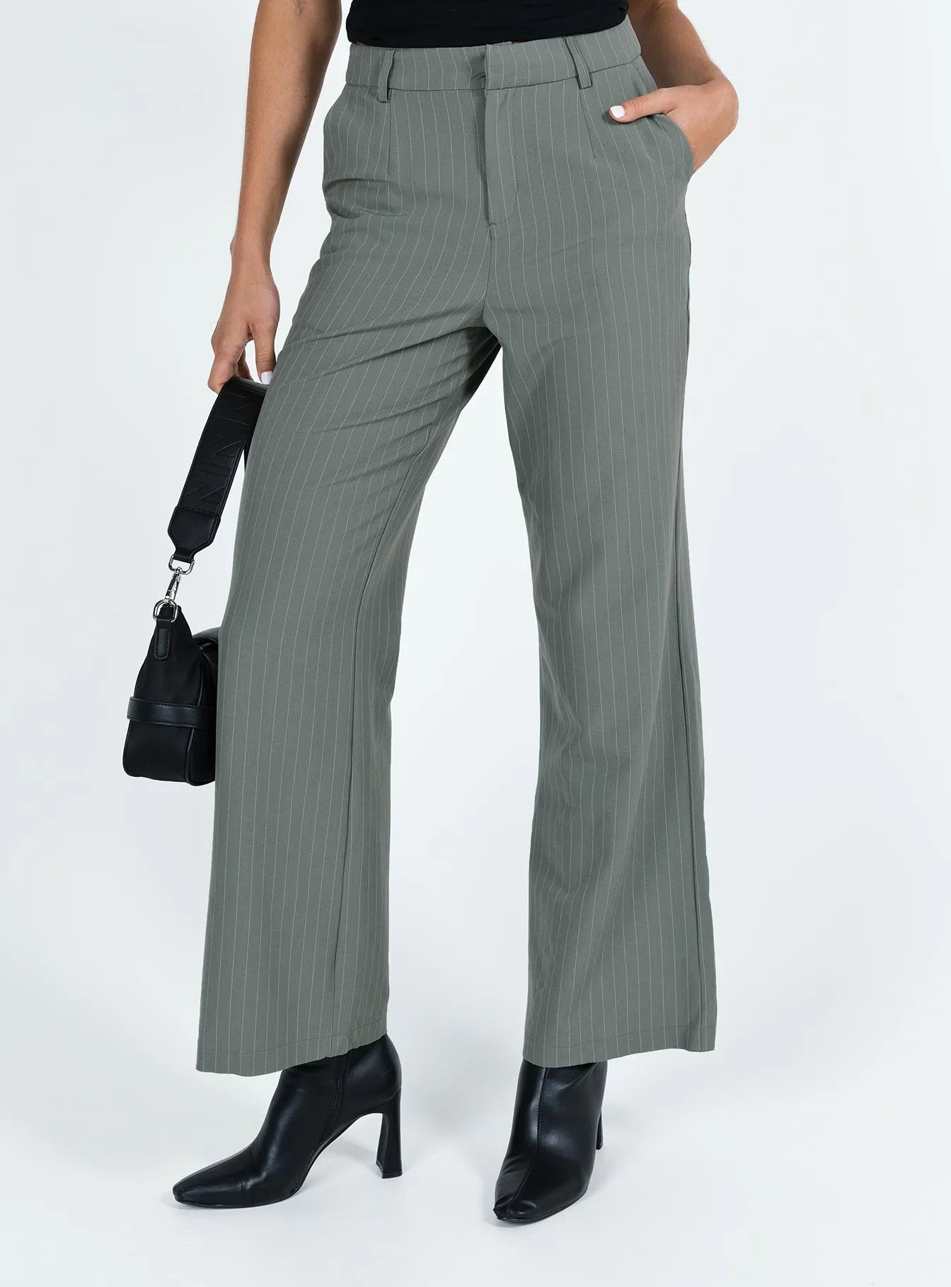 Alizzi Pant Grey Pinstripe