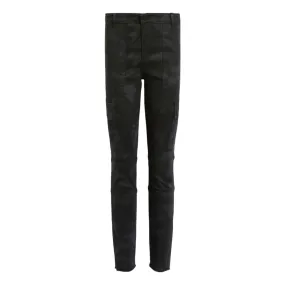 ALLSAINTS Duran Camo Cargo Mid-Rise Skinny Jeans - Black