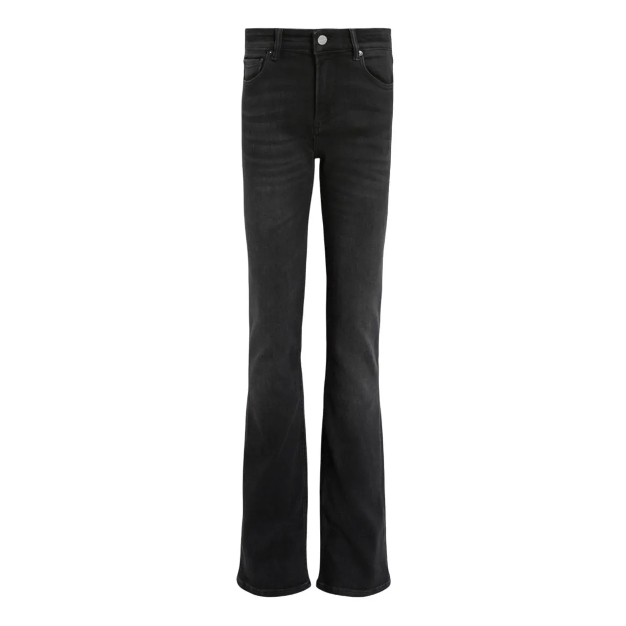 ALLSAINTS Haldan Mid-Rise Bootcut Jeans - Black