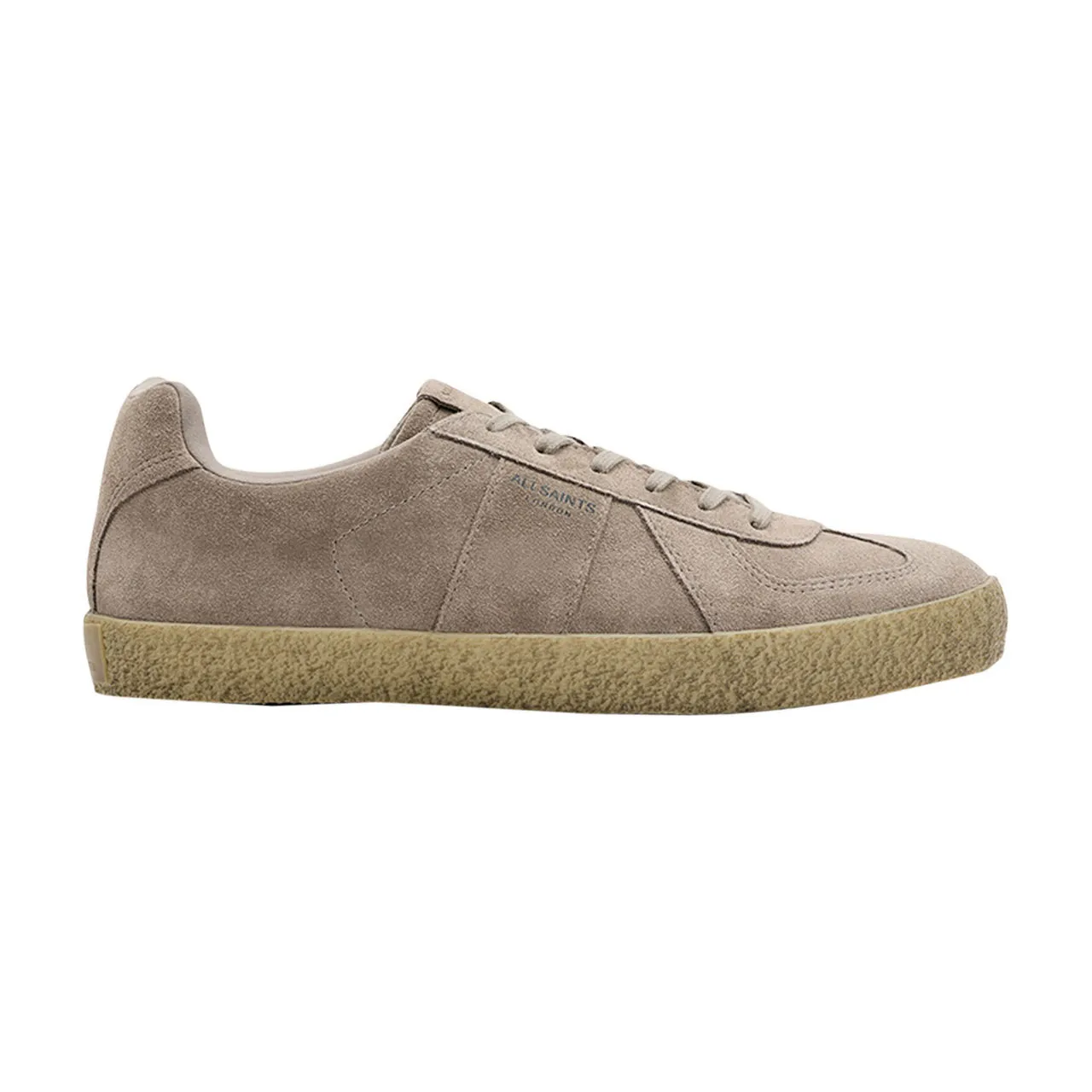 ALLSAINTS Jaimee Suede Low-Top Trainers - Brown