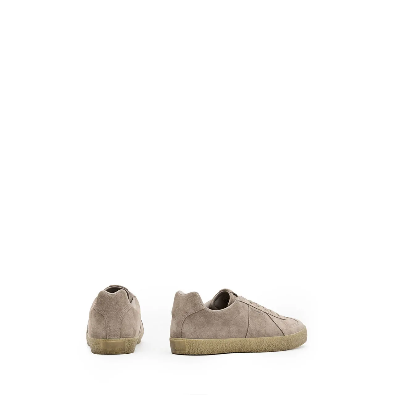 ALLSAINTS Jaimee Suede Low-Top Trainers - Brown