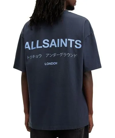 Allsaints Underground Organic Cotton Logo Graphic Tee