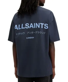 Allsaints Underground Organic Cotton Logo Graphic Tee