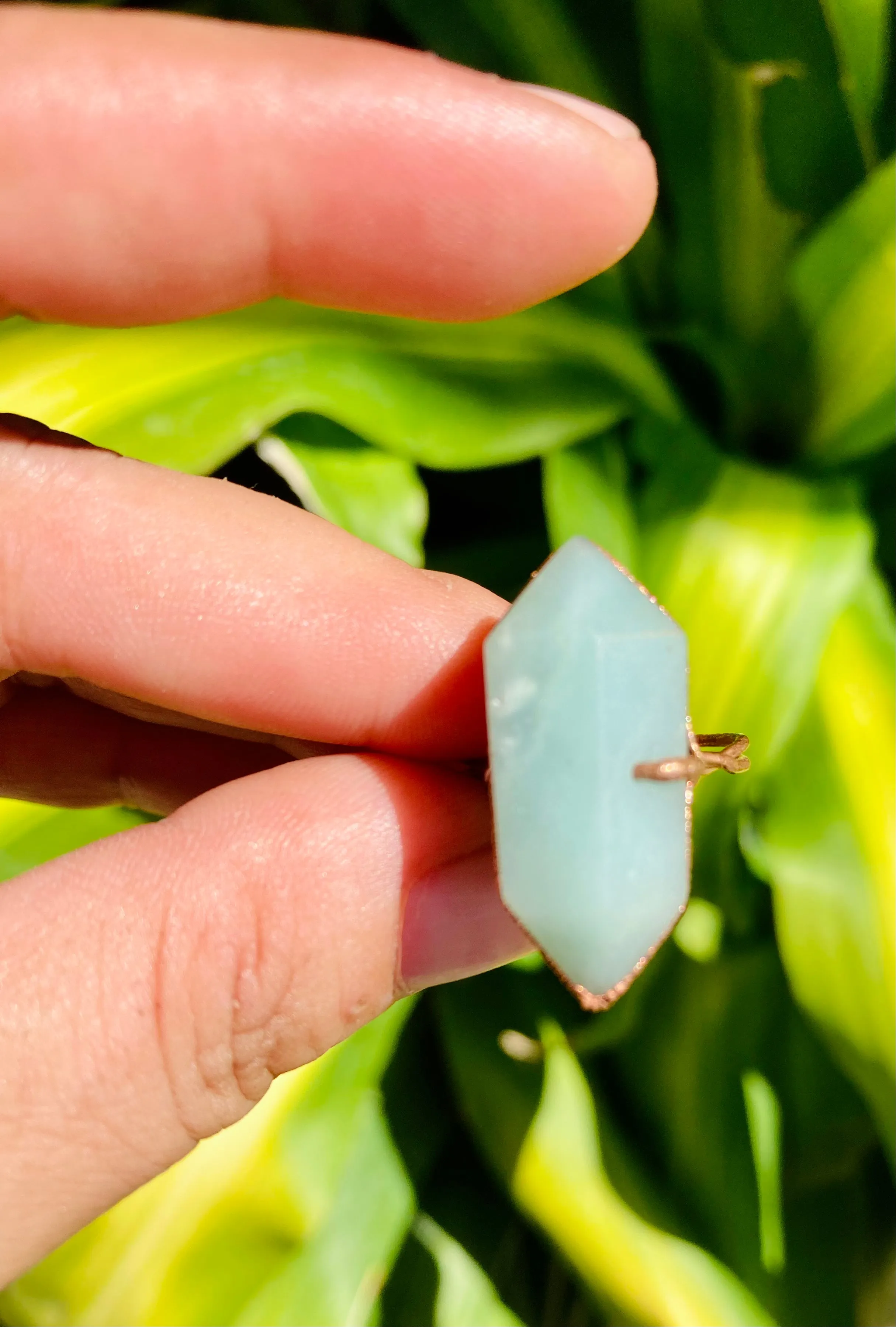 Amazonite Double T Size 8.5