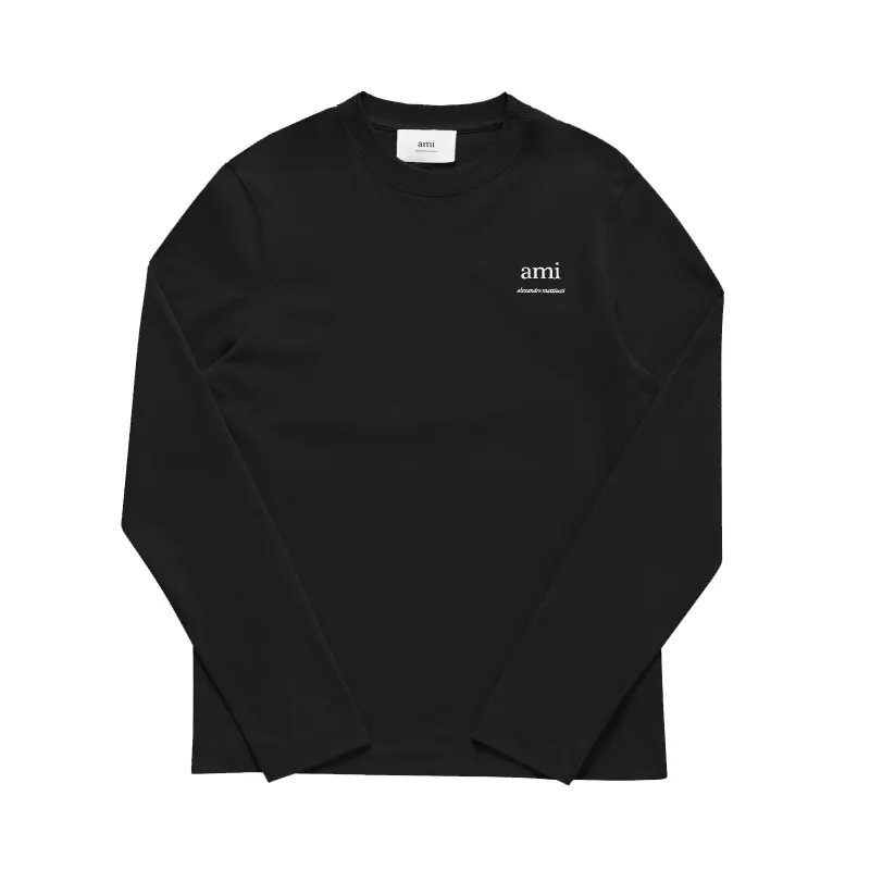 AMI PARIS  |Crew Neck Pullovers Heart Street Style Long Sleeves Plain