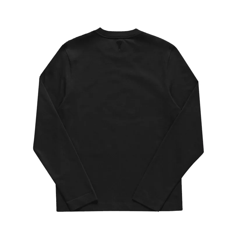 AMI PARIS  |Crew Neck Pullovers Heart Street Style Long Sleeves Plain