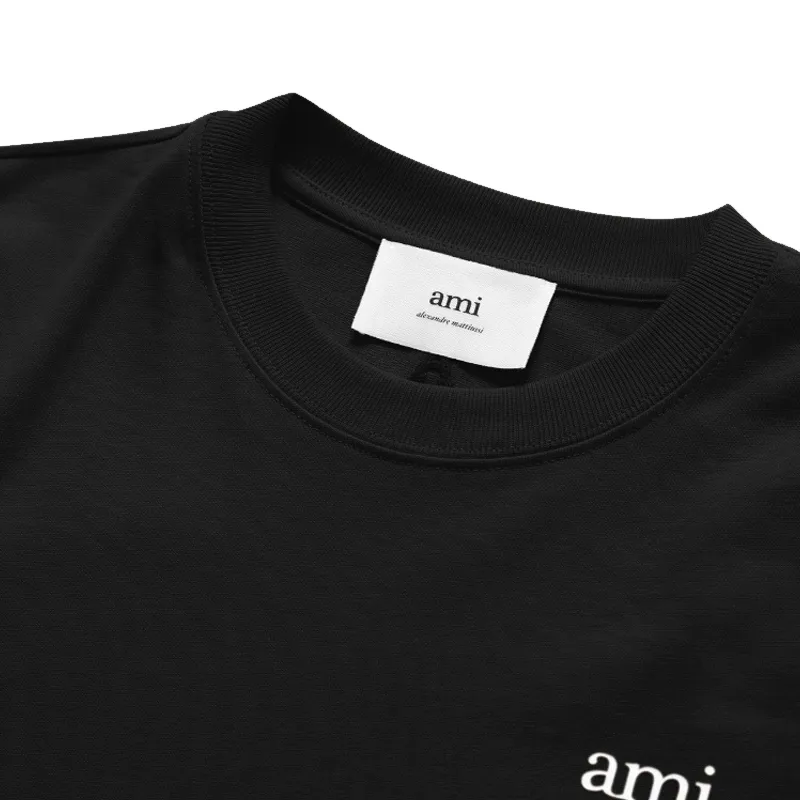 AMI PARIS  |Crew Neck Pullovers Heart Street Style Long Sleeves Plain