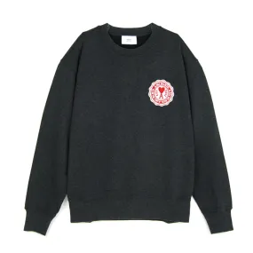 AMI PARIS  |Crew Neck Pullovers Unisex Street Style Long Sleeves