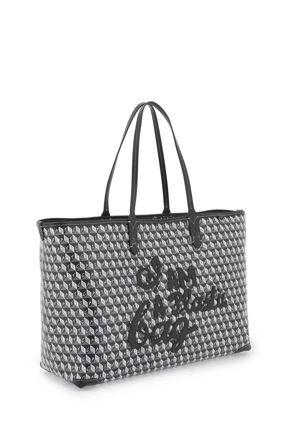 Anya Hindmarch    Anya Hindmarch I Am A Plastic Bag Motif Tote Bag