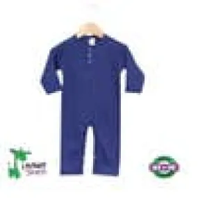 Baby Long Sleeve Henley Long Johns Jumpsuit