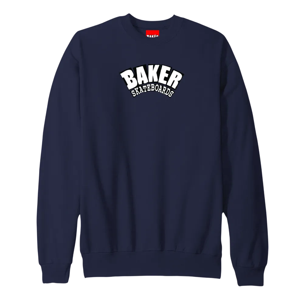 Baker Arch Navy Crewneck