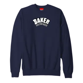 Baker Arch Navy Crewneck