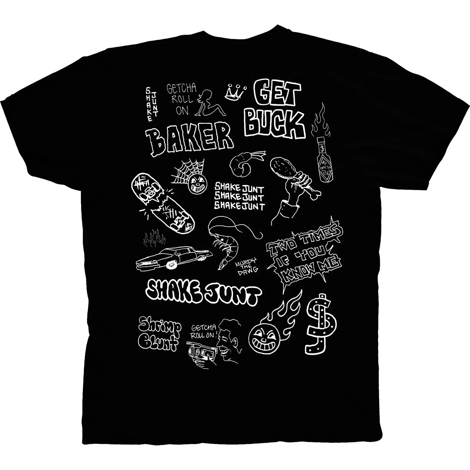 BAKER T-SHIRT BAKE BLACK