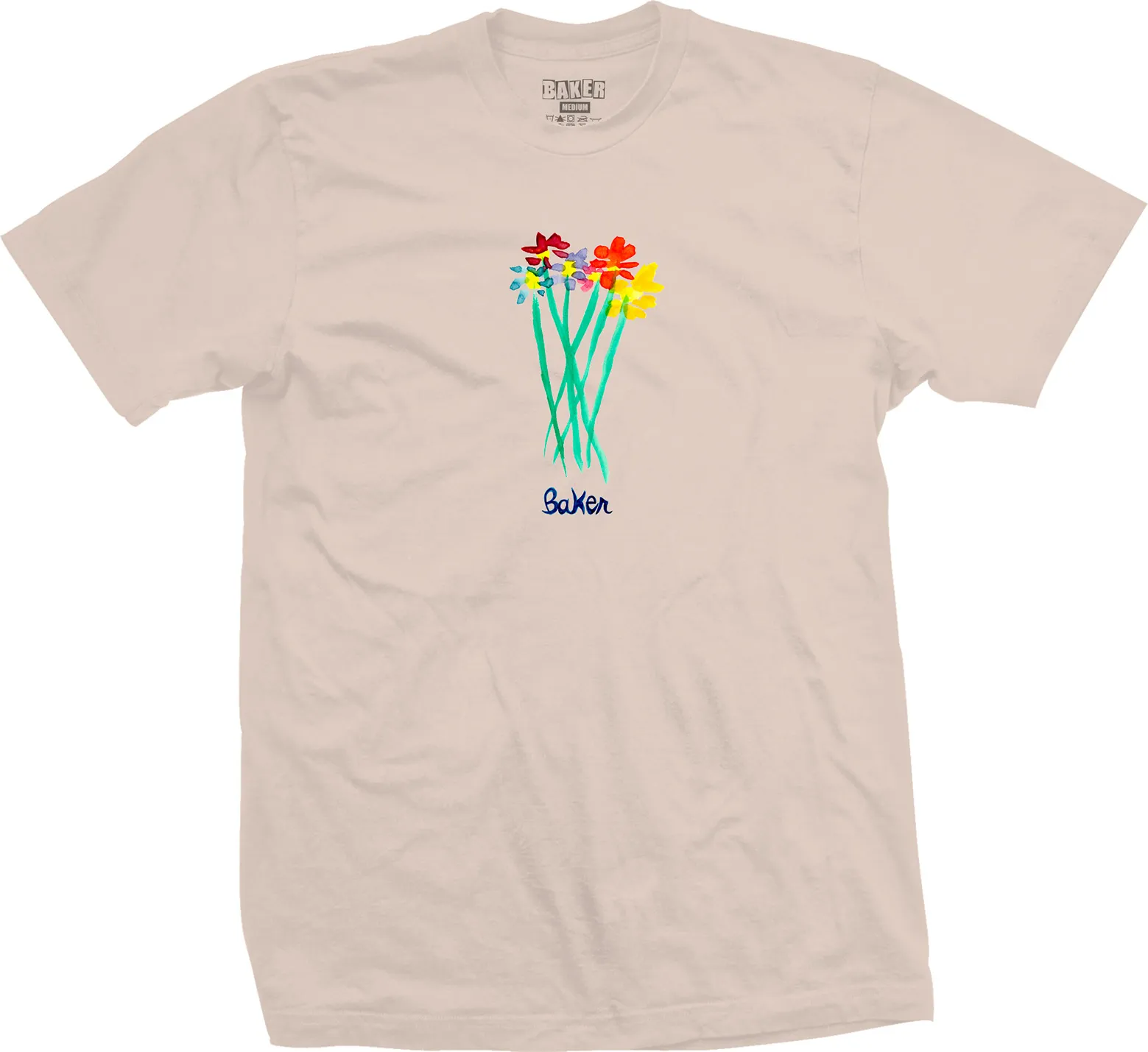 BAKER T-SHIRT BOUQUET WHITE