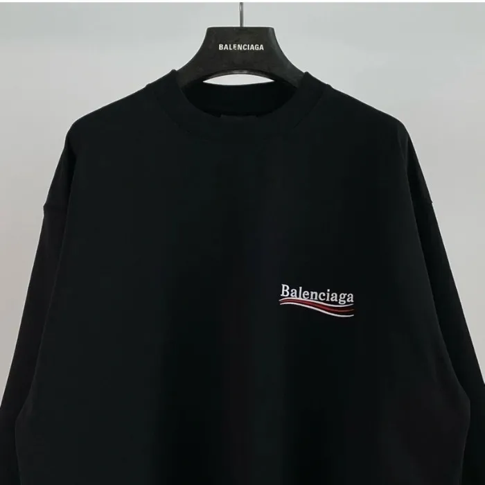 BALENCIAGA  |Crew Neck Pullovers Unisex Street Style Long Sleeves Plain