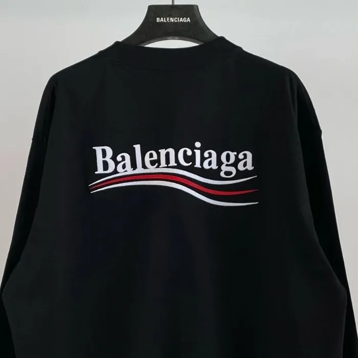 BALENCIAGA  |Crew Neck Pullovers Unisex Street Style Long Sleeves Plain