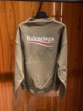 BALENCIAGA  |political campaign sweatshirt regular fit