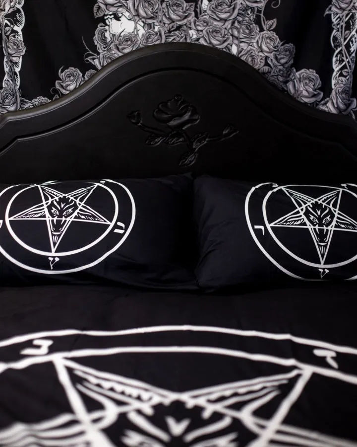 Bedsheet Set - Ave Satanas Quilt Cover & 2 Pillowcases