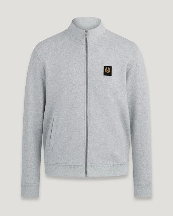 BELSTAFF  |Long Sleeves Plain Cotton Logo Sweatshirts