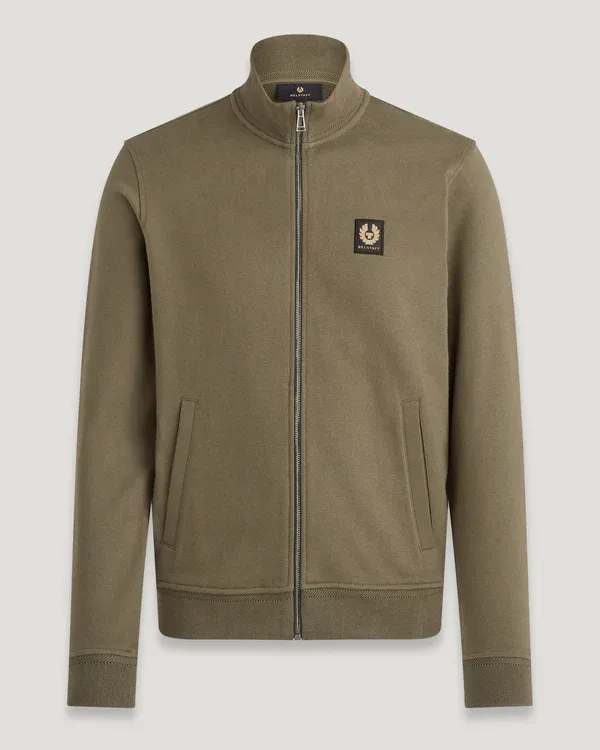 BELSTAFF  |Long Sleeves Plain Cotton Logo Sweatshirts