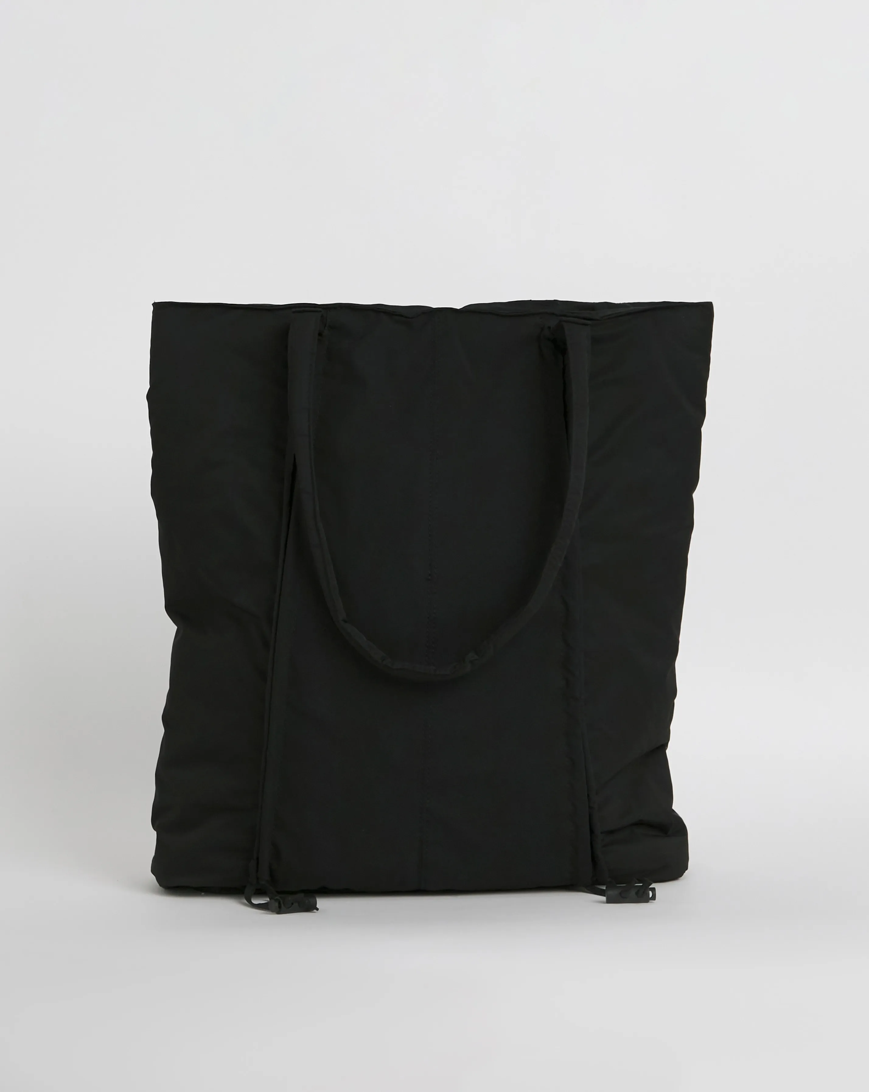 Black Ruched Detail Nylon Tote Bag | Simply Be