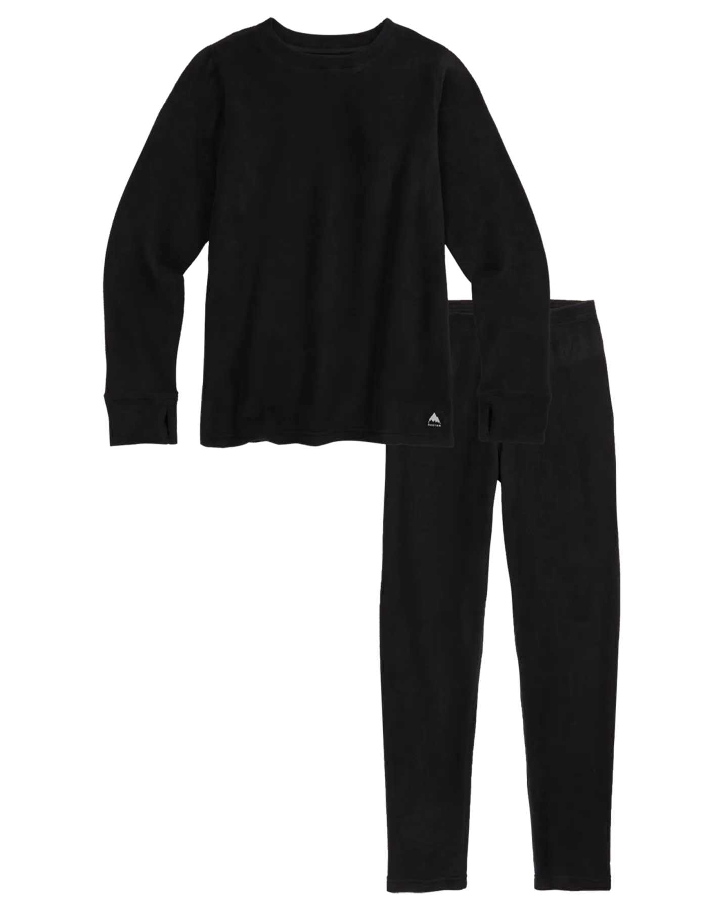 Burton Kids' Fleece Base Layer Set - True Black