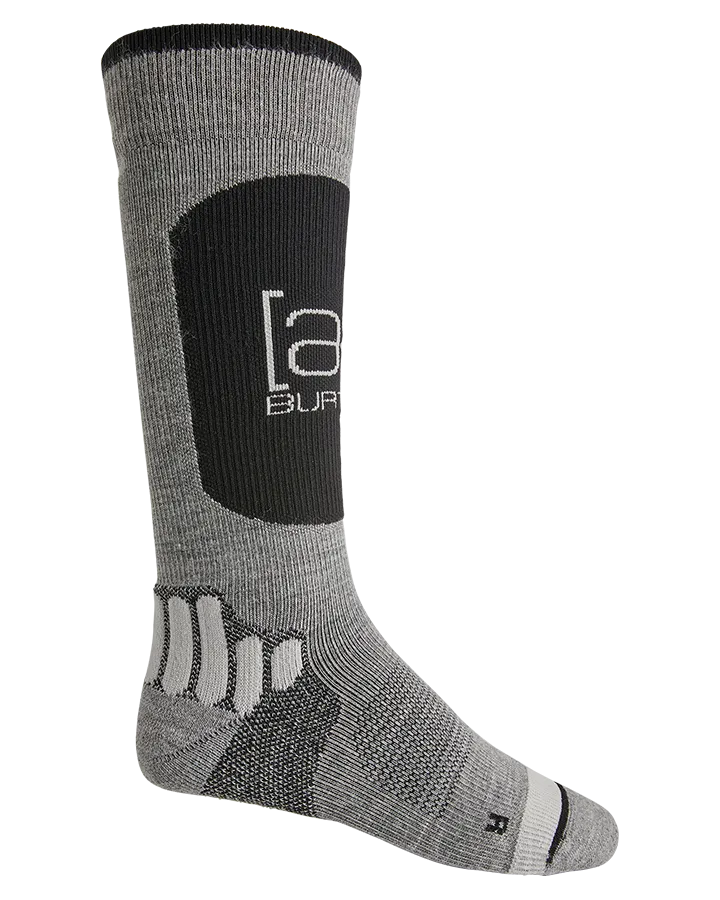 Burton Mens [ak] Endurance Socks - Gray Heather - 2023