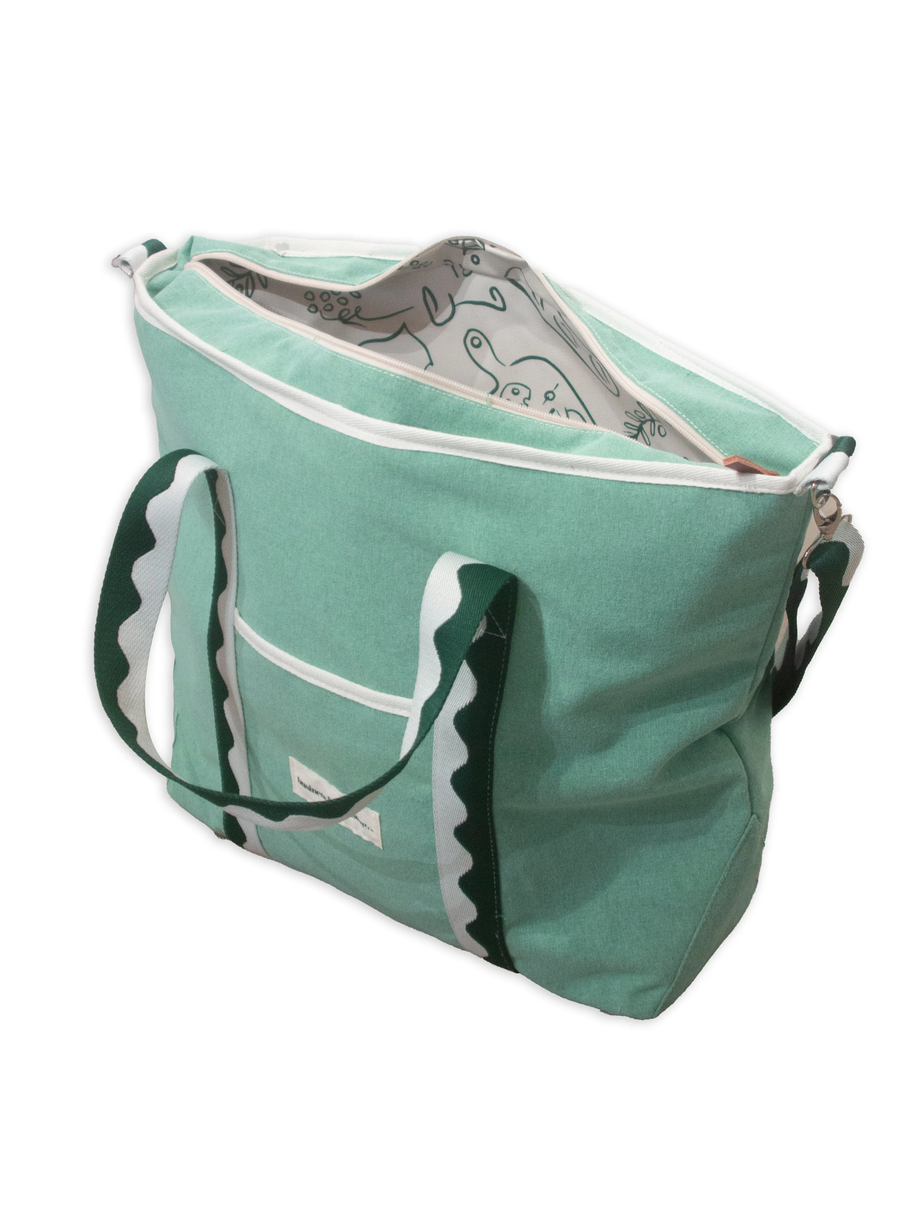 Business & Pleasure - Cooler Tote Bag - Riviera Green