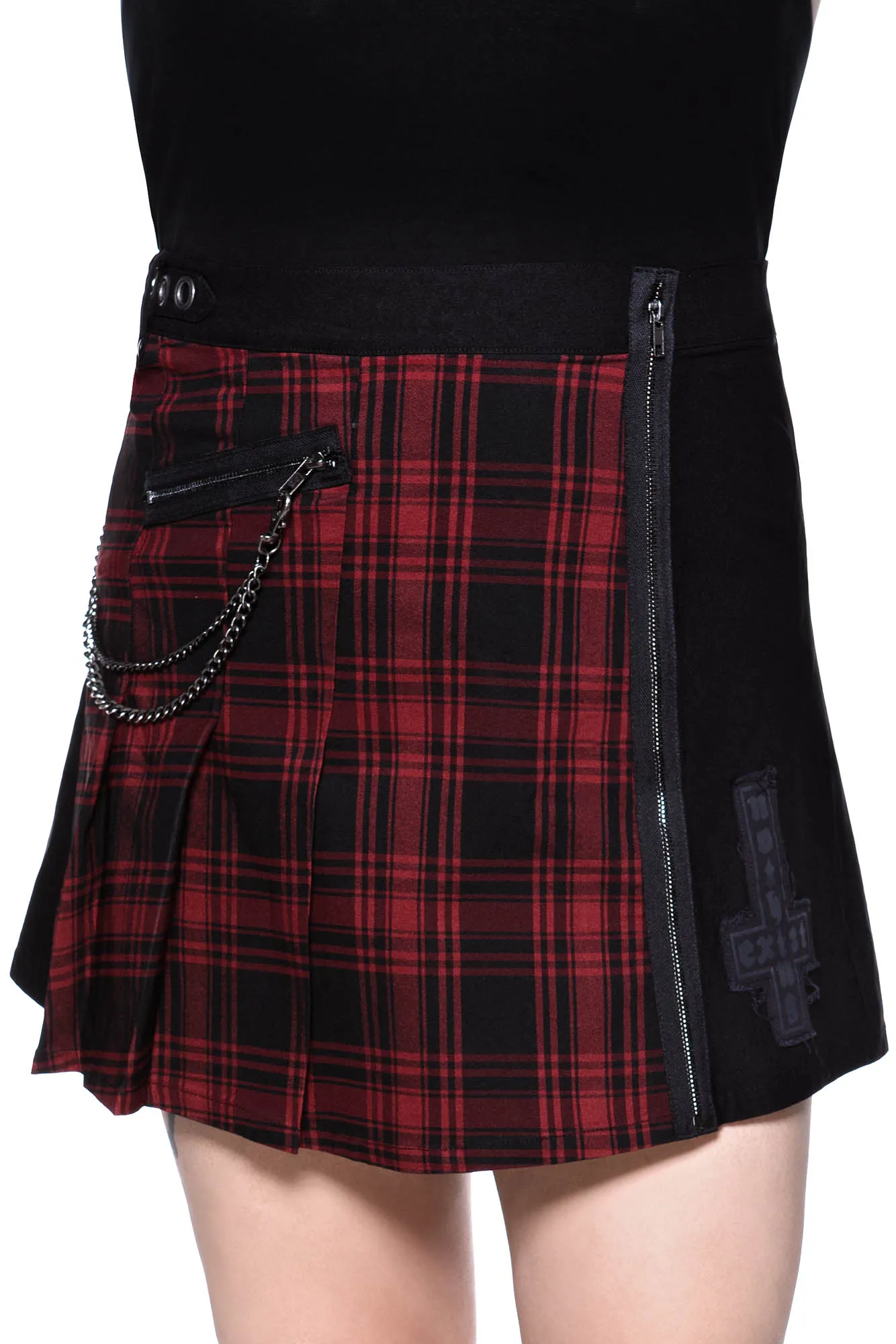 Calling Alice Tartan Mini Skirt