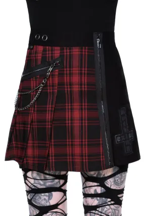 Calling Alice Tartan Mini Skirt