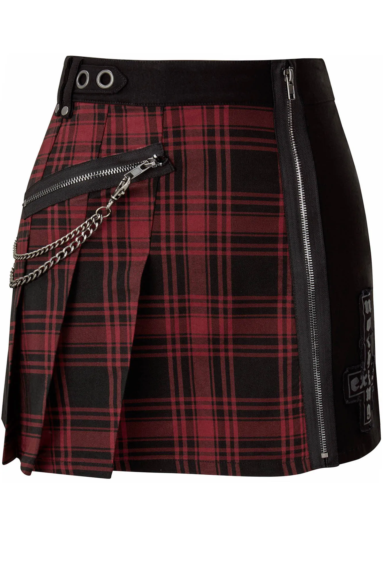 Calling Alice Tartan Mini Skirt