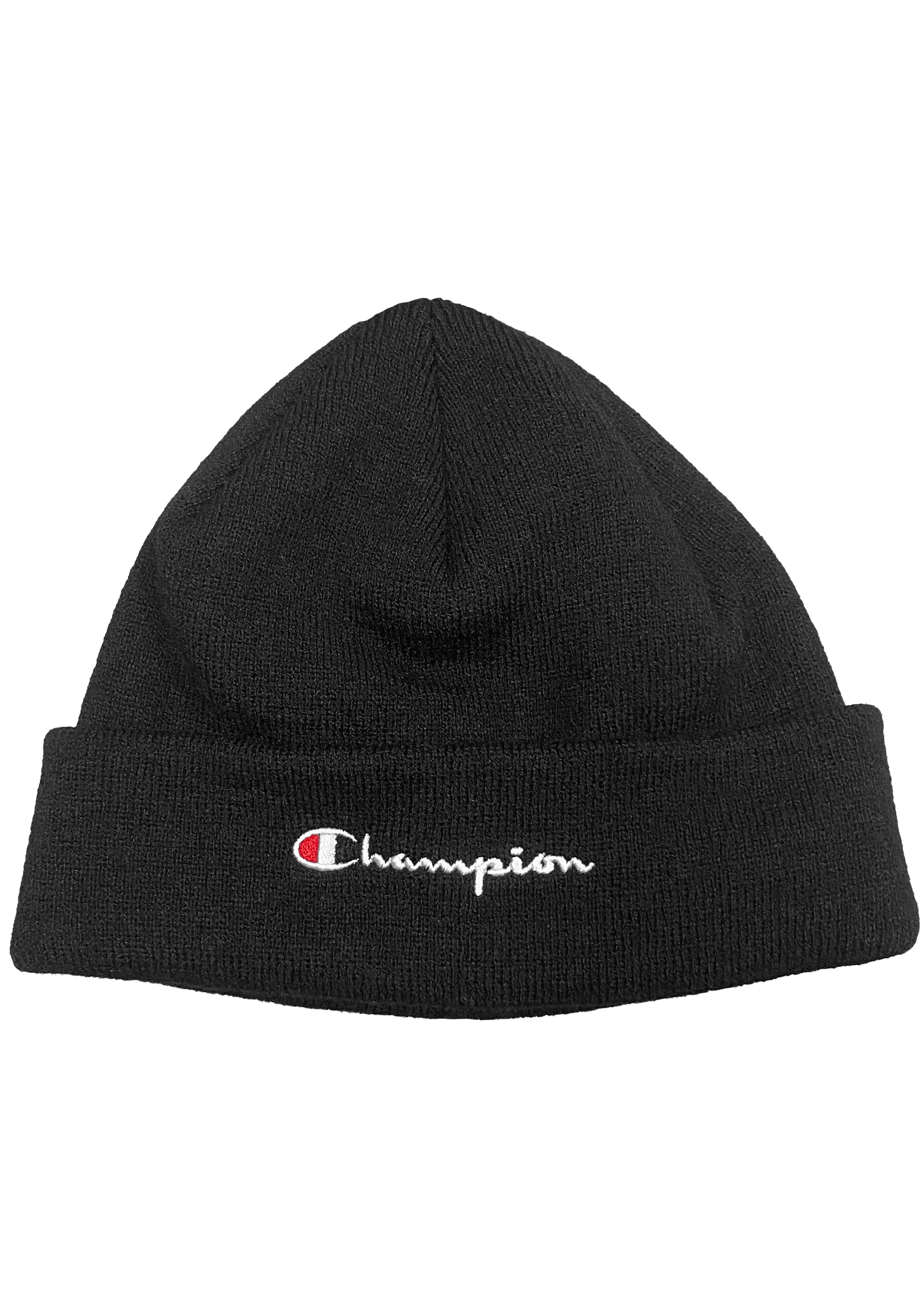 Champion Unisex Active Script Beanie  ZYR8N BLACK