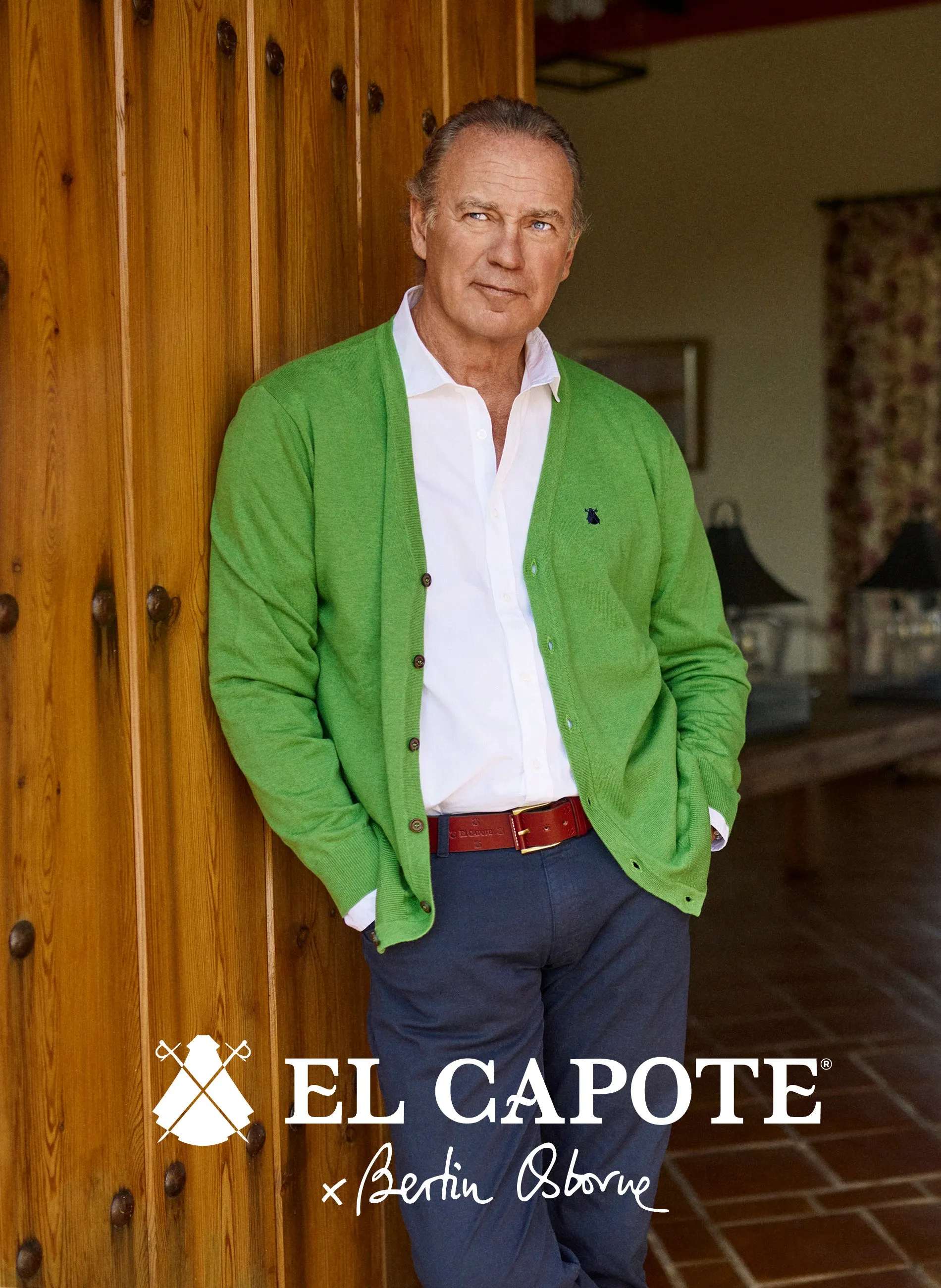 Chaqueta o Cardigan Botones Verde Hombre