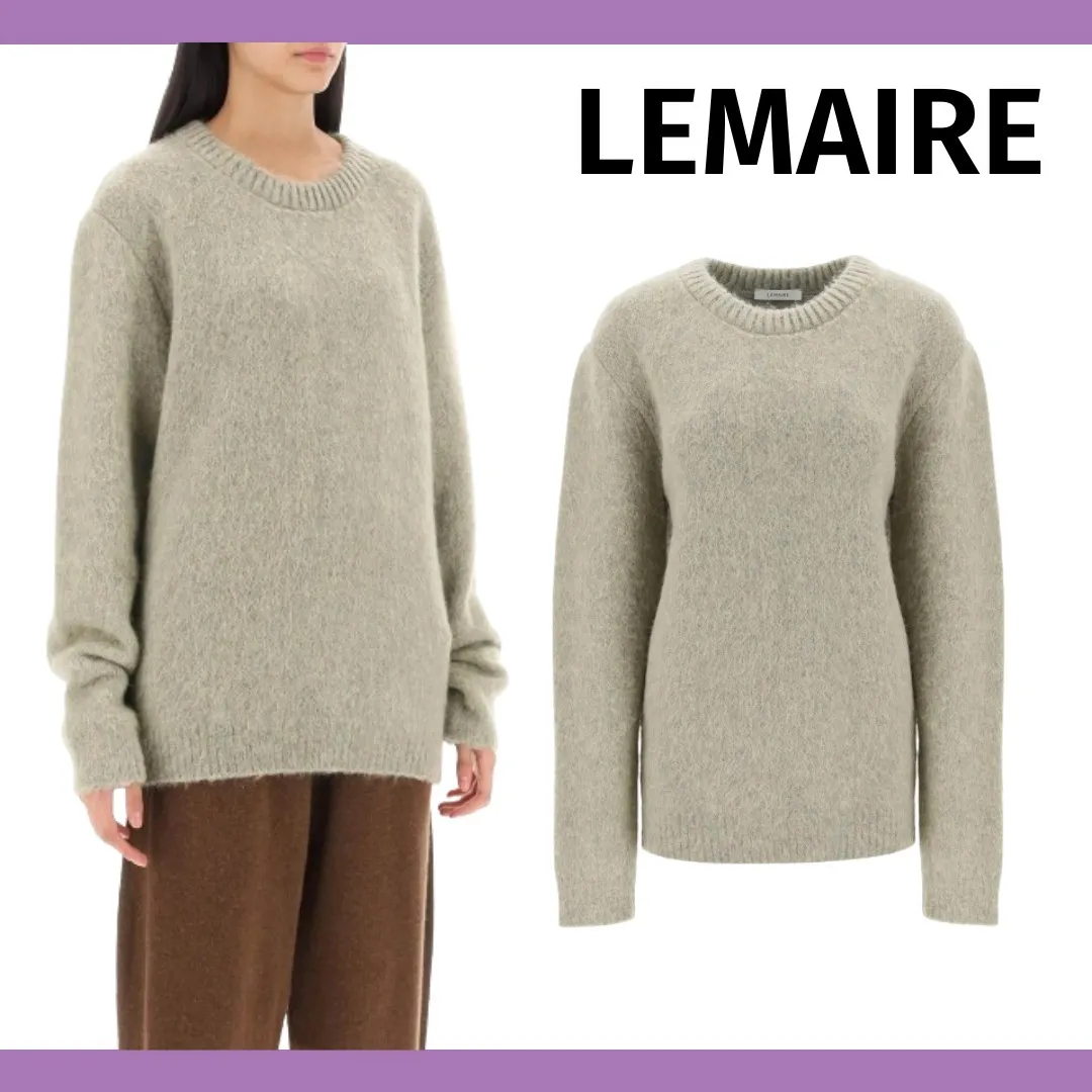 CHRISTOPHE LEMAIRE  |Casual Style Wool Blended Fabrics Long Sleeves Plain