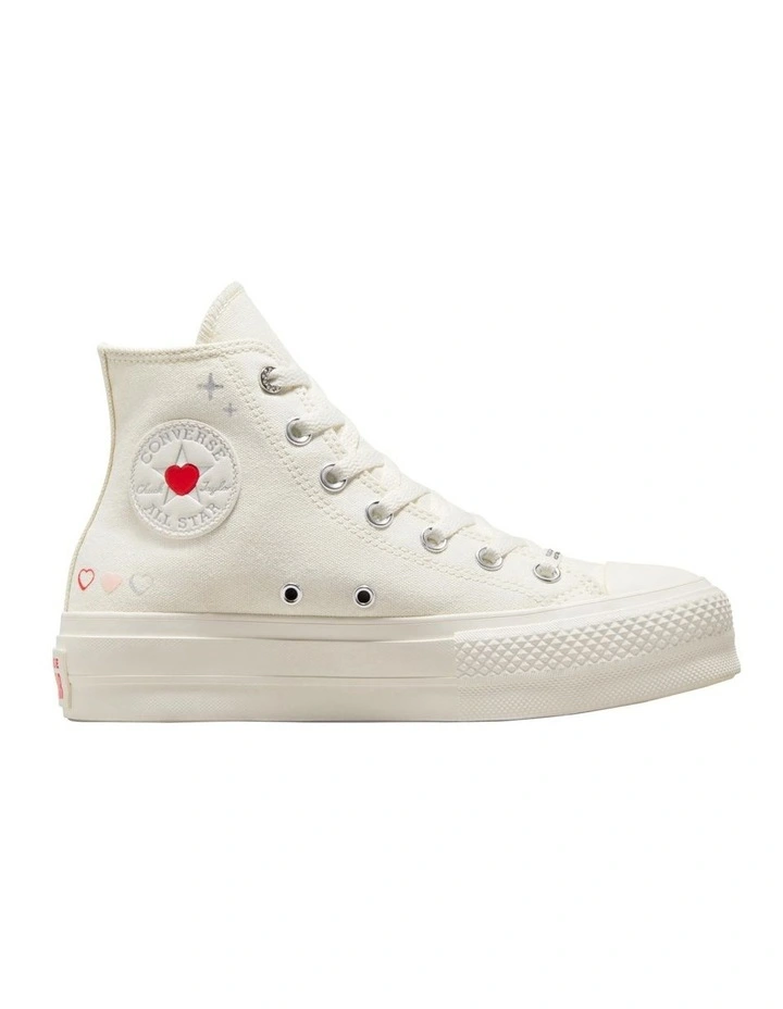 Chuck Taylor All Star Lift Egret/Fever/Dream/Egret Shoes in White