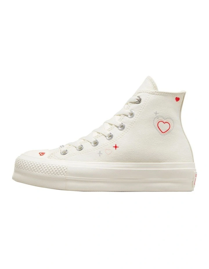 Chuck Taylor All Star Lift Egret/Fever/Dream/Egret Shoes in White