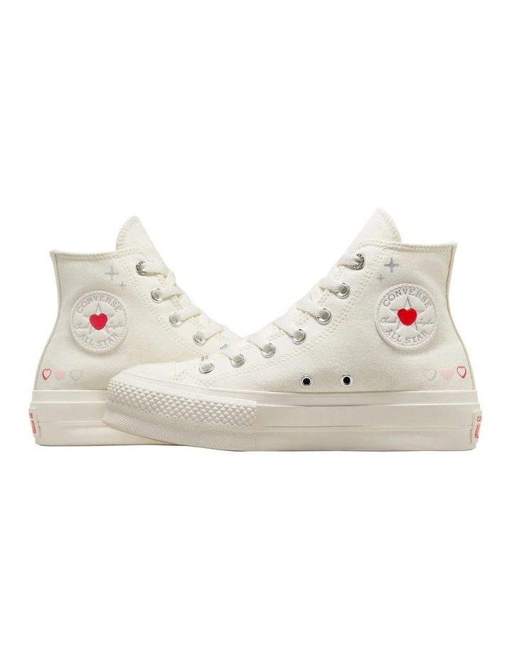 Chuck Taylor All Star Lift Egret/Fever/Dream/Egret Shoes in White