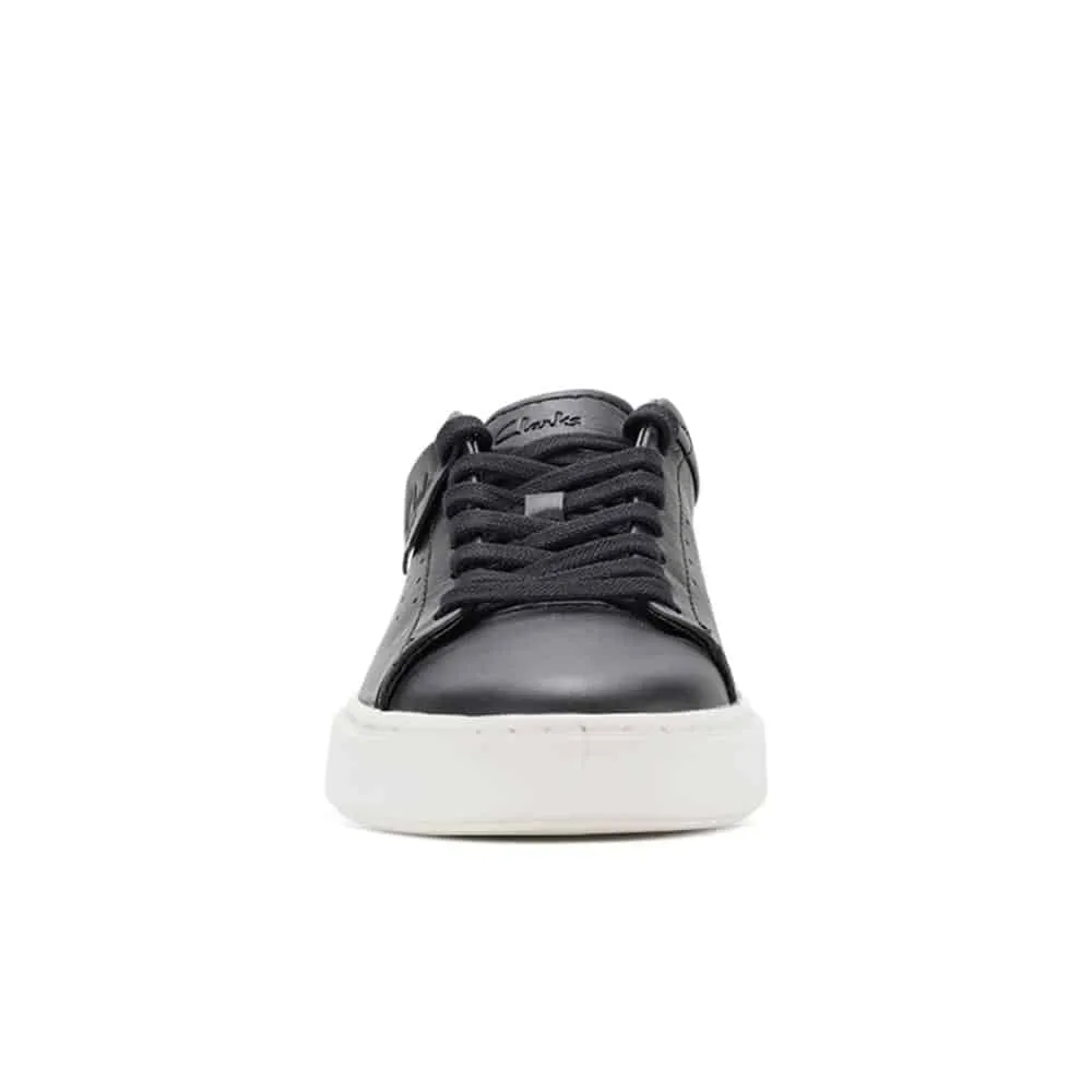 Clarks Craft Swift Trainers Black Leather Sneaker 26176129