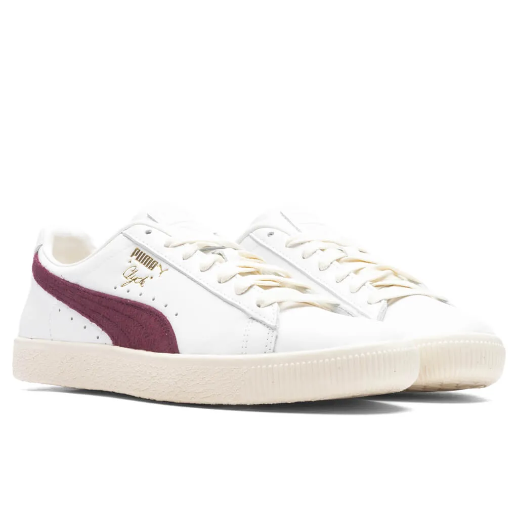 Clyde Base - White/Wood Violet/Team Gold