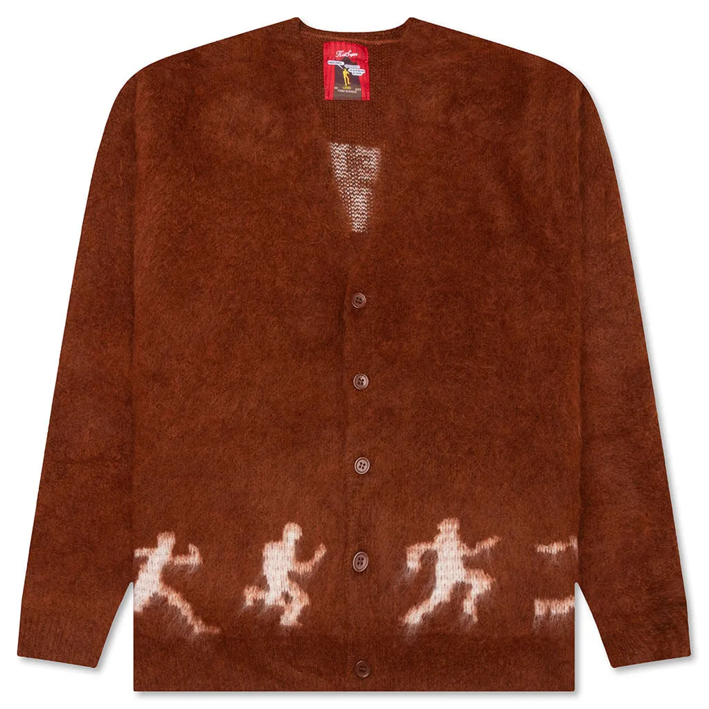 Comedie De Kidsuper Mohair Cardigan - Brown