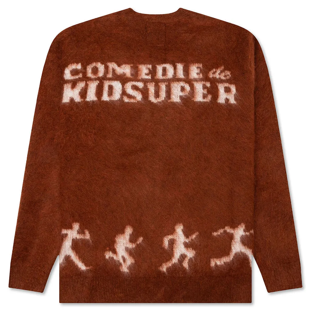 Comedie De Kidsuper Mohair Cardigan - Brown